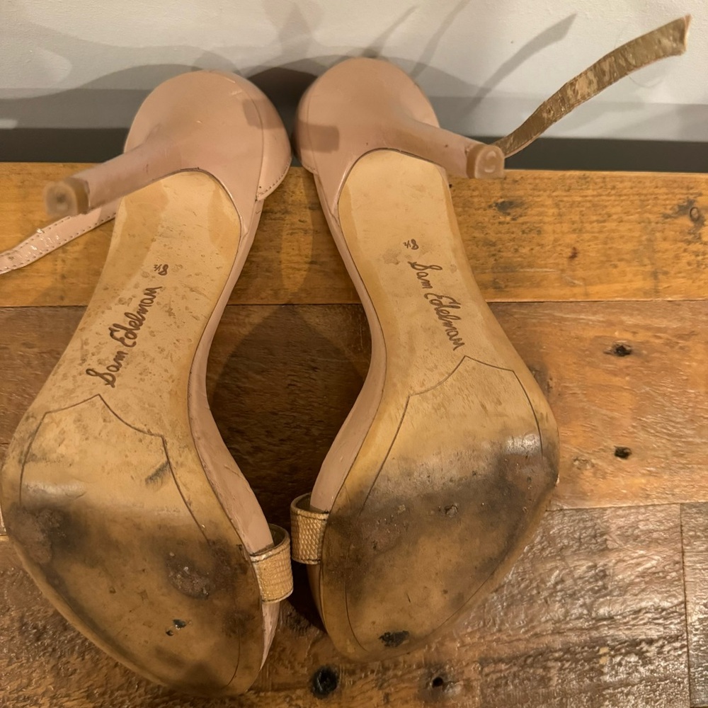 Sam Edleman Nude Strap Heels - Picture 6 of 6